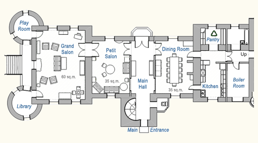 Chateau Du Pin Ground Floor Floor Plan